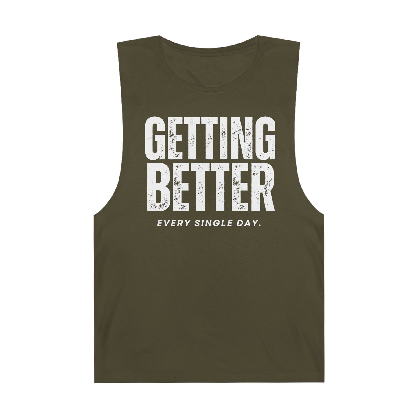 Empowering Unisex Motivational Tank Top - 'Getting Better Every Single Day' - Gym Wear, Workout Shirt, Fitness Apparel, Summer Tank, Positive Quote