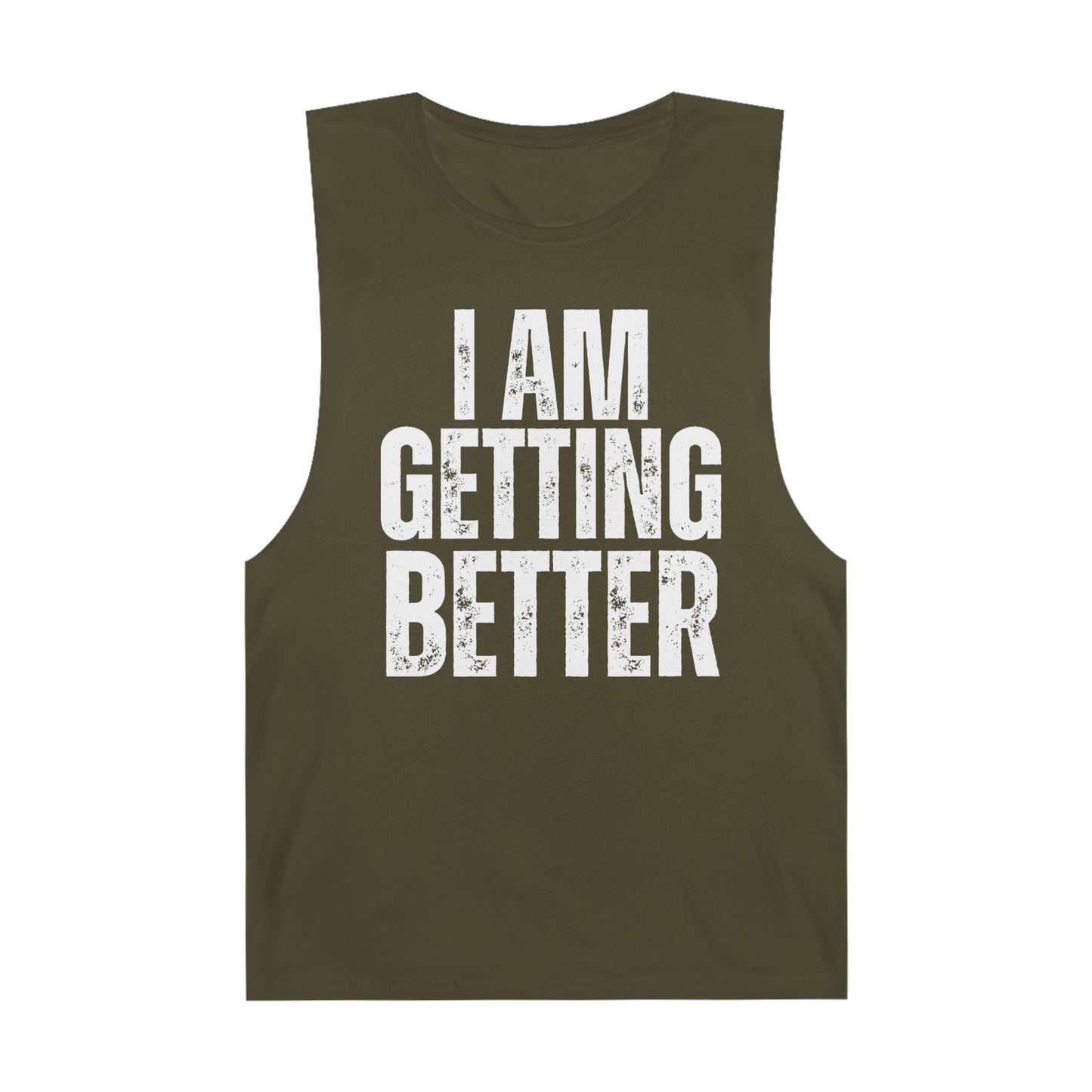 Empowering Unisex Tank Top | I Am Getting Better | Motivational Workouts, Gift for Fitness Lovers, Inspirational Apparel