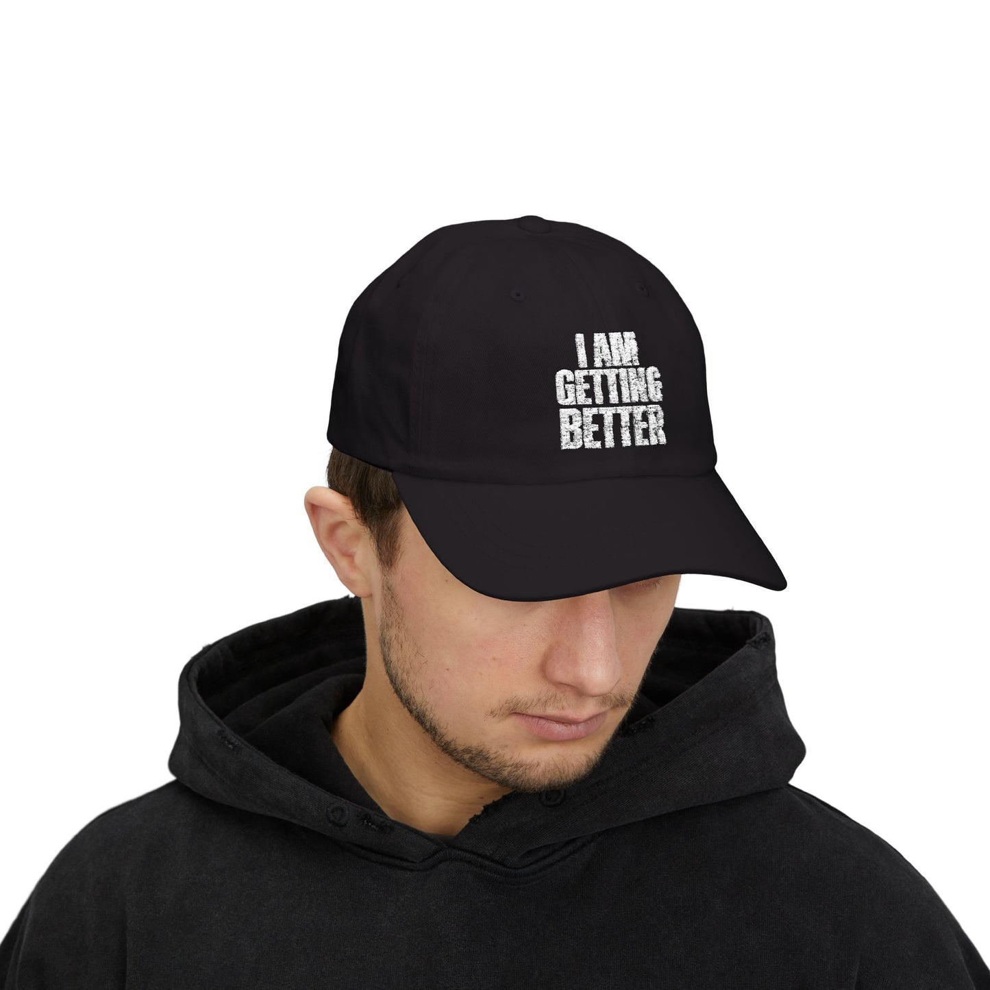 Inspirational Classic Dad Cap "I am Getting Better"