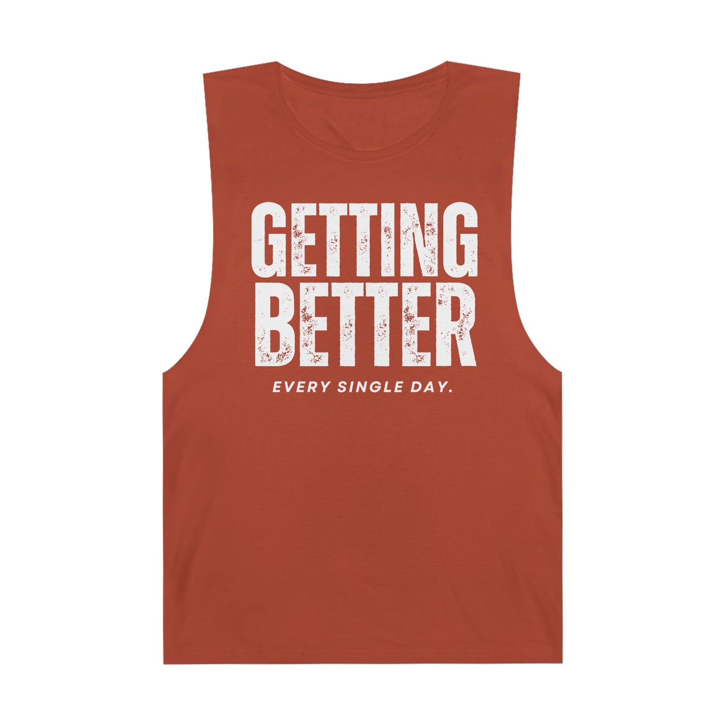 Empowering Unisex Motivational Tank Top - 'Getting Better Every Single Day' - Gym Wear, Workout Shirt, Fitness Apparel, Summer Tank, Positive Quote