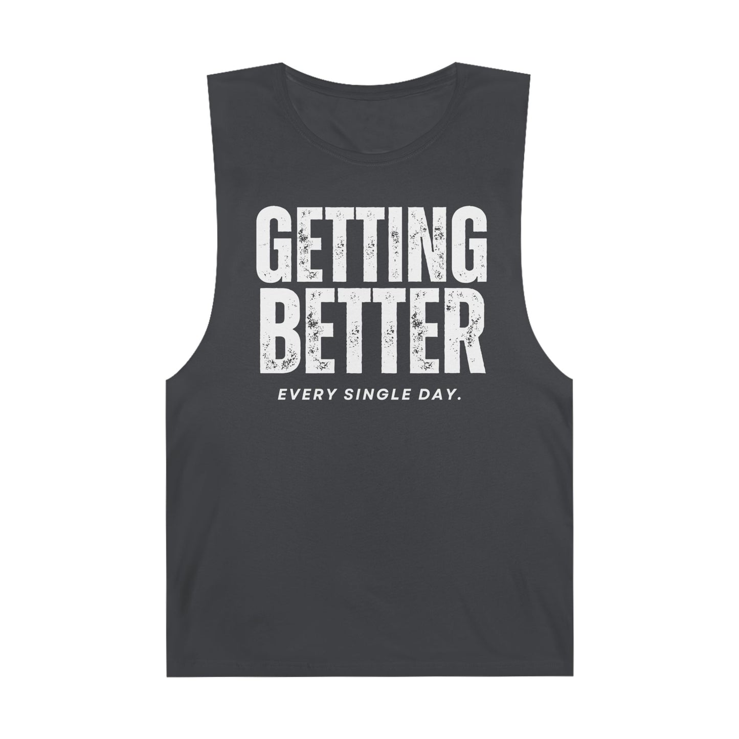 Empowering Unisex Motivational Tank Top - 'Getting Better Every Single Day' - Gym Wear, Workout Shirt, Fitness Apparel, Summer Tank, Positive Quote